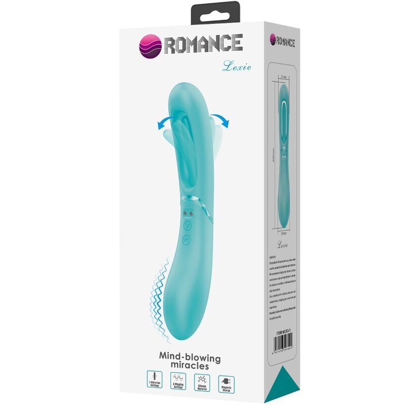 Romance - vibratore lexie g-spot 7 vibrazioni blu