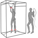 Secret dome - cabina dome of pain nero e rosso