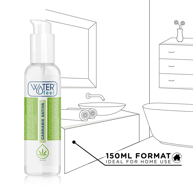 Waterfeel - lubrificante alla cannabis 150 ml (scadenza 31/01/25)