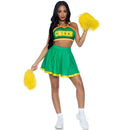 Leg avenue - costume cheerleader verde m/l