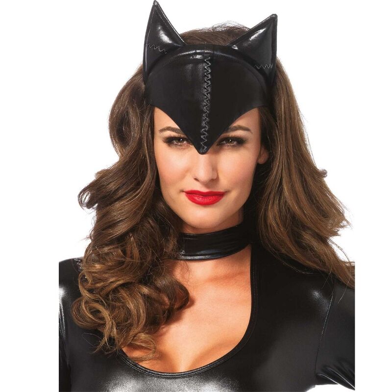 Leg avenue - maschera cat woman nera