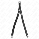 Kink - anello per pene in pelle con chiusura a pressione 39 x 1 cm