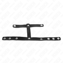 Kink - anello per pene e cinturino divisore per palle regolabile in pelle