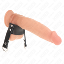 Kink - anello per pene con anelli a forma di "d" 18,5 x 3,3 cm
