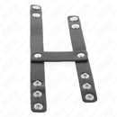 Kink - anello per pene regolabile in pelle doppia