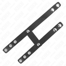 Kink - anello per pene regolabile in pelle doppia