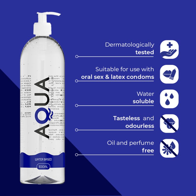 Aqua quality - lubrificante a base acqua 1000 ml