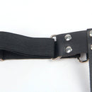 Subblime - 953744 giarretrella punk in pelle regolabile nera taglia unica