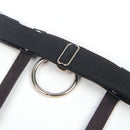 Subblime - 953744 giarretrella punk in pelle regolabile nera taglia unica