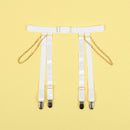 Subblime - 954284 body con catene + cintura giacche bianco s/m