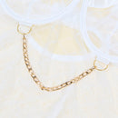 Subblime - 954291 body con catene + cintura giacche bianco l/xl