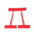 Subblime - 954338 reggiseno + perizoma + cintura con stampa a cuore rosso l/xl