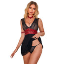 Subblime - 954437 abito bondage in pizzo nero l/xl