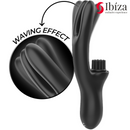 Ibiza - vibratore clitoriale multicellulare e doppia onda con spazzola rabitt hi-tech
