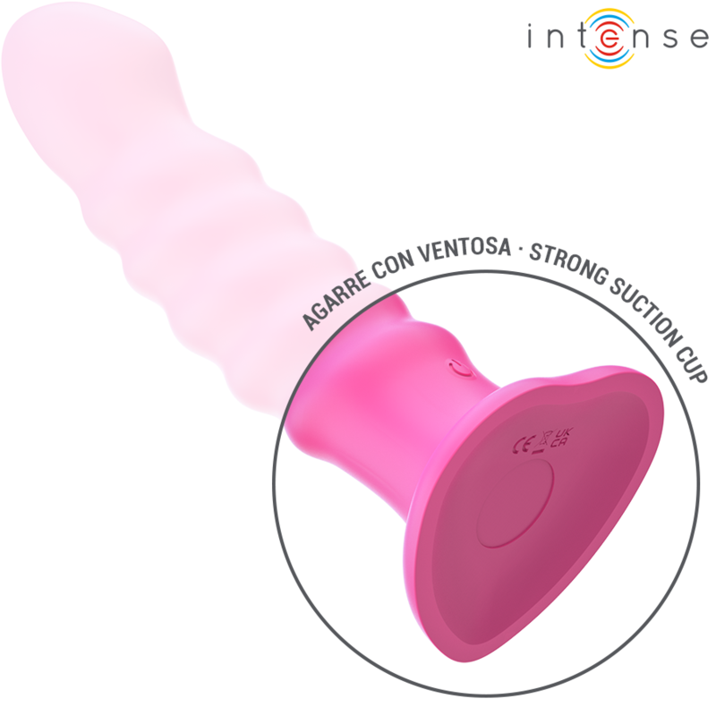 Intense - cindy vibratore taglia l design a spirale 10 vibrazioni telecomando rosa