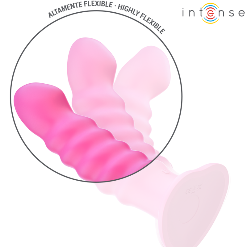 Intense - cindy vibratore taglia l design a spirale 10 vibrazioni telecomando rosa