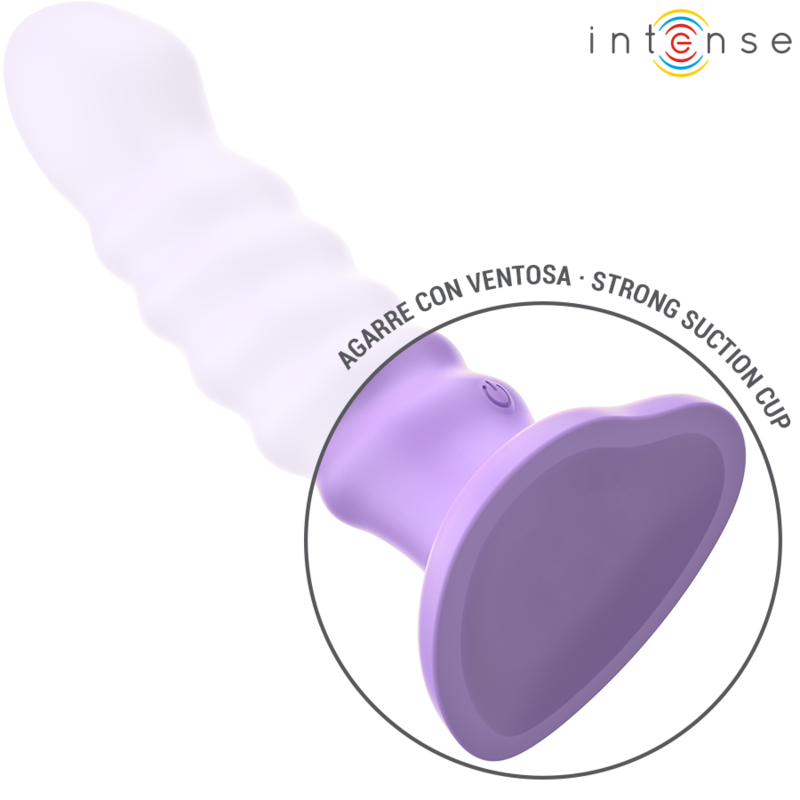 Intense - brenda vibratore taglia m design a spirale 10 vibrazioni telecomando viola