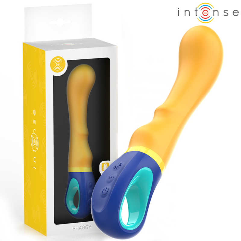 Intense - shaggy vibratore g-spot giallo