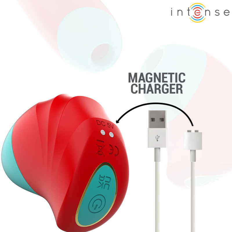 Intense - donnie stimolatore clitorideo rosso/verde