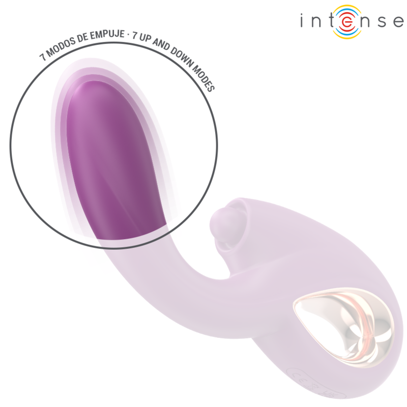 Intense - lali multifunzione vibratore punto g tapping & thrust & vibrazione viola