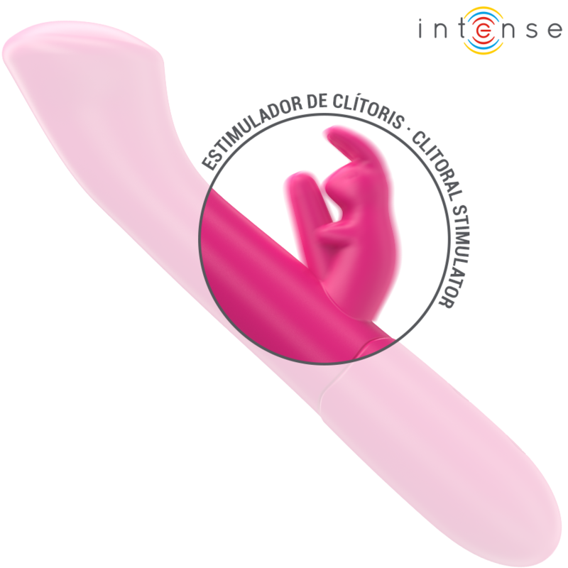 Intense - julieta vibratore coniglio 18,6 cm 10 vibrazioni rosa