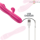 Intense - vibratore flessibile ivy 10 vibrazioni con stimolazione della lingua rosa