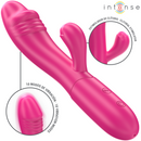 Intense - vibratore flessibile ivy 10 vibrazioni con stimolazione della lingua rosa