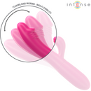 Intense - vibratore flessibile ivy 10 vibrazioni con stimolazione della lingua rosa