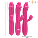 Intense - vibratore flessibile ivy 10 vibrazioni con stimolazione della lingua rosa