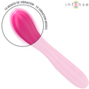Intense - lisette vibratore 19 cm flessibile 10 vibrazioni rosa