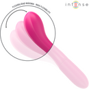 Intense - lisette vibratore 19 cm flessibile 10 vibrazioni rosa