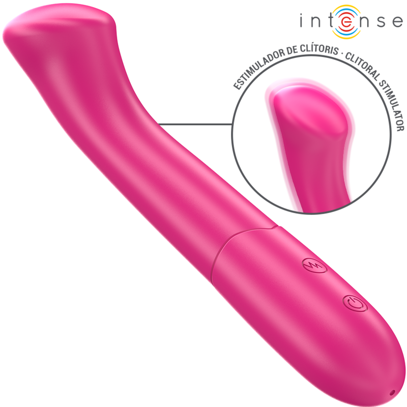 Intense - paty vibratore 19 cm flessibile 10 vibrazioni modello 2 rosa