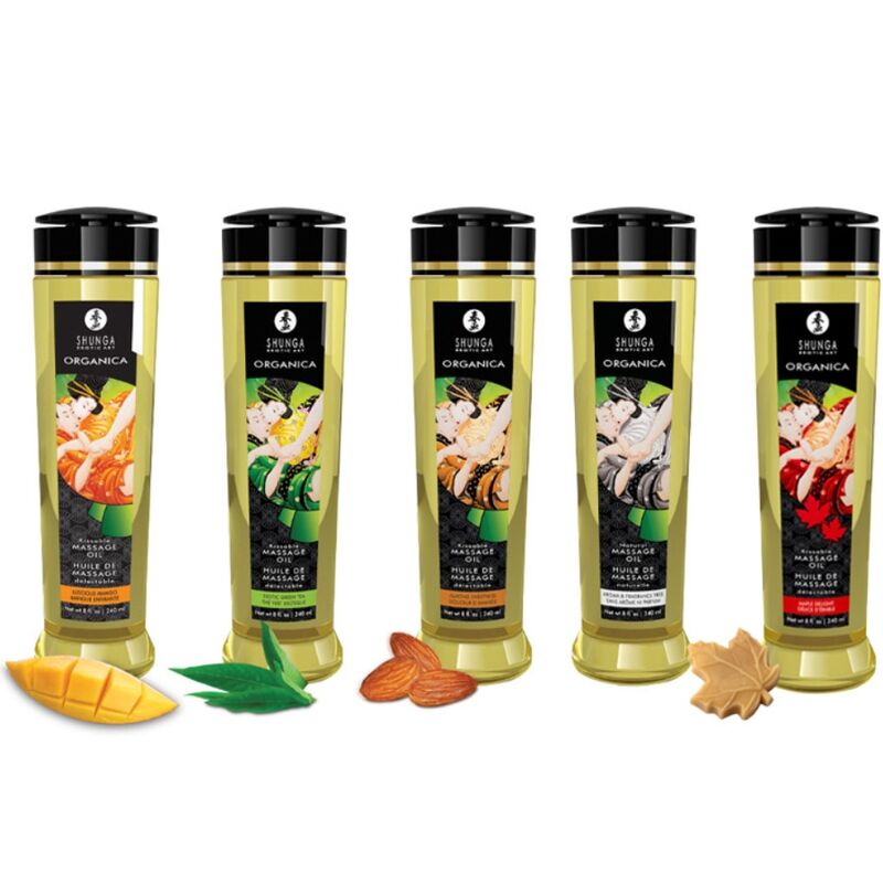 Shunga - olio da massaggio biologico mango 240 ml