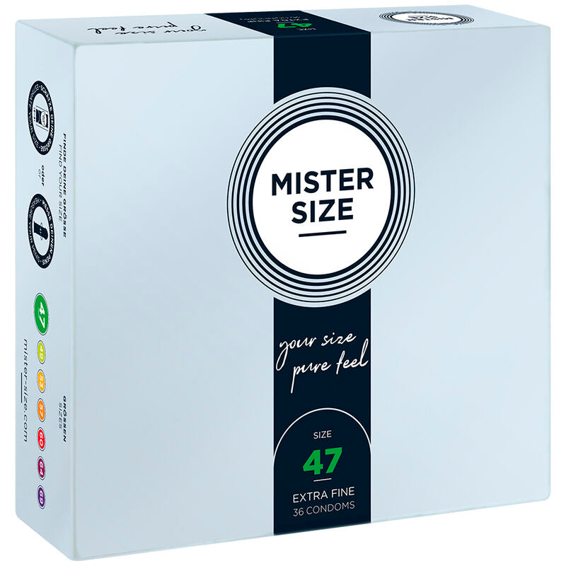 Mister size - preservativi taglia xs 47 mm (36 unità)