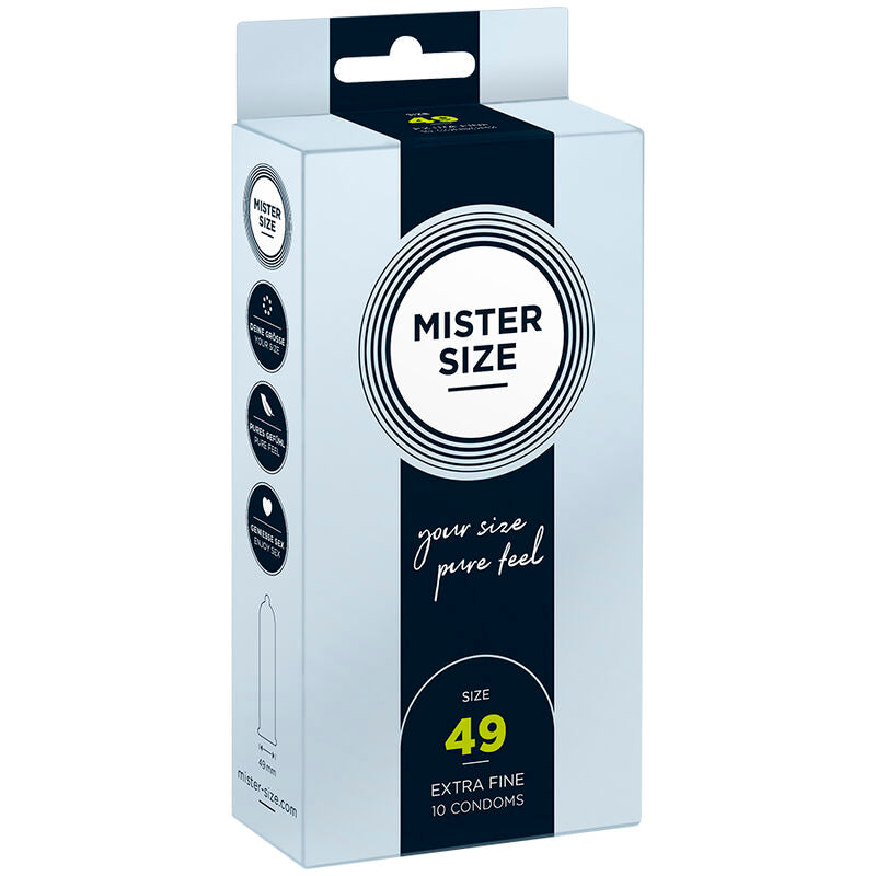 Mister size - preservativo taglia s 49 mm (10 unità)