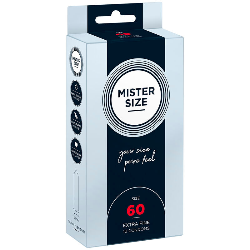 Mister size - preservativo taglia xl 60 mm (10 unità)