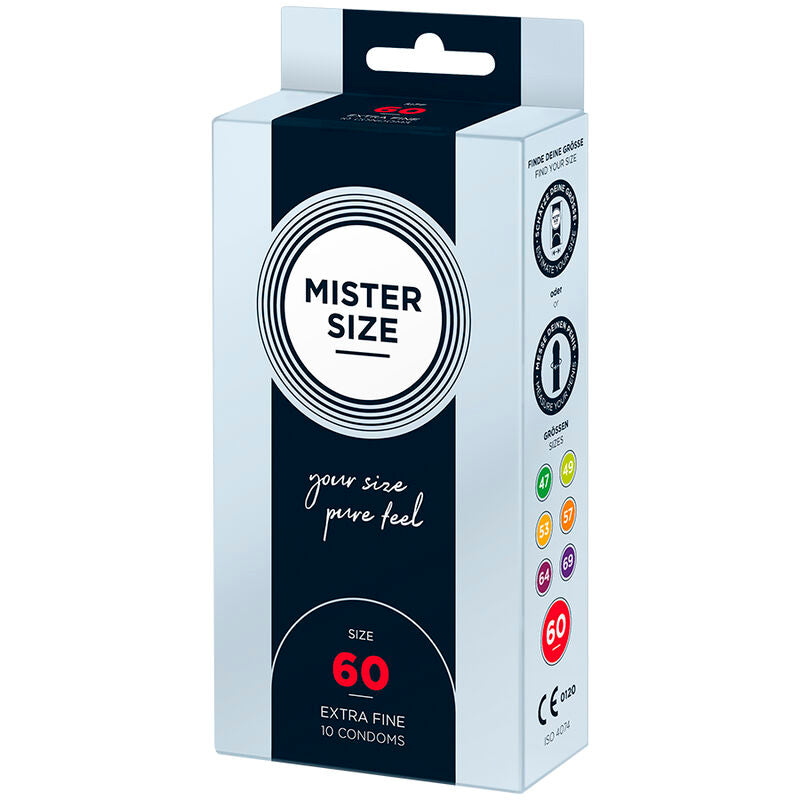 Mister size - preservativo taglia xl 60 mm (10 unità)
