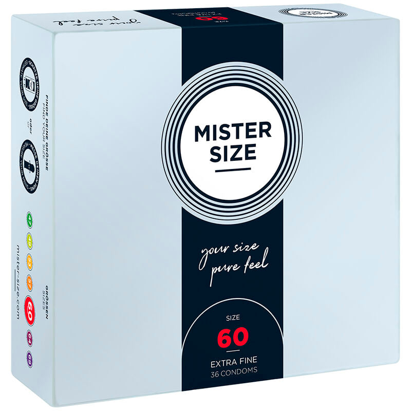 Mister size - preservativo taglia xl 60 mm (36 unità)