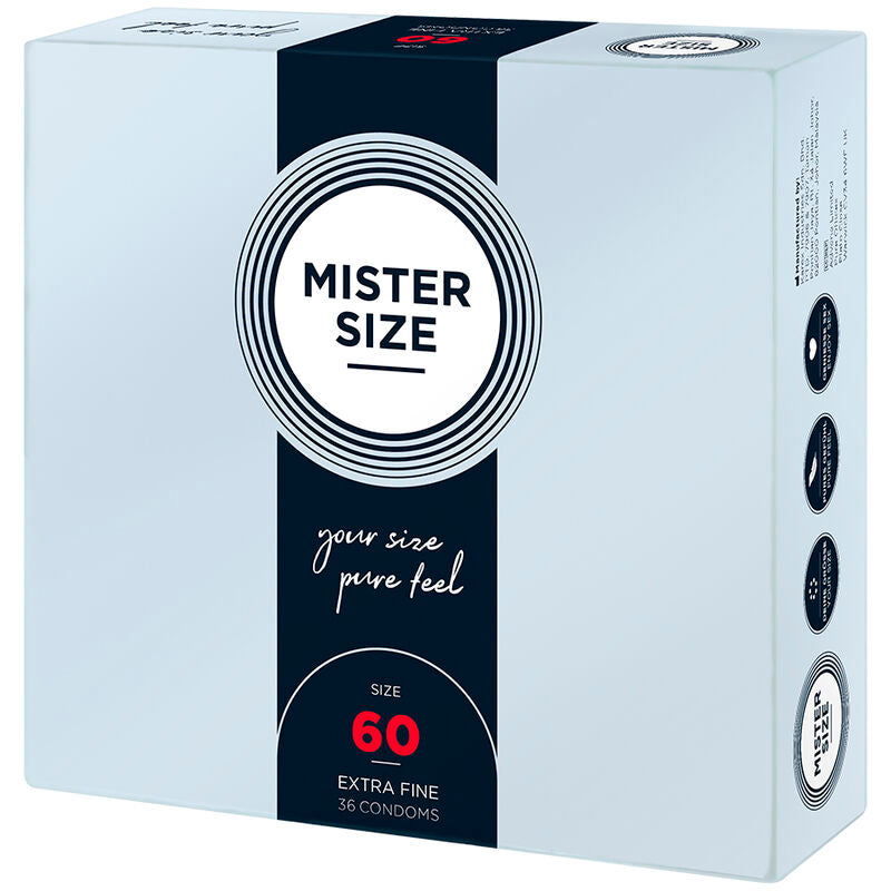 Mister size - preservativo taglia xl 60 mm (36 unità)