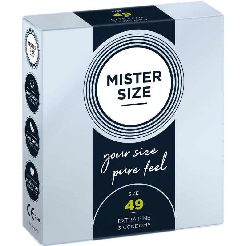 Mister size - preservativo taglia s 49 mm (3 unità)