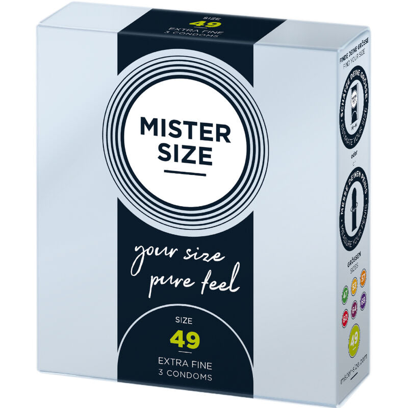 Mister size - preservativo taglia s 49 mm (3 unità)