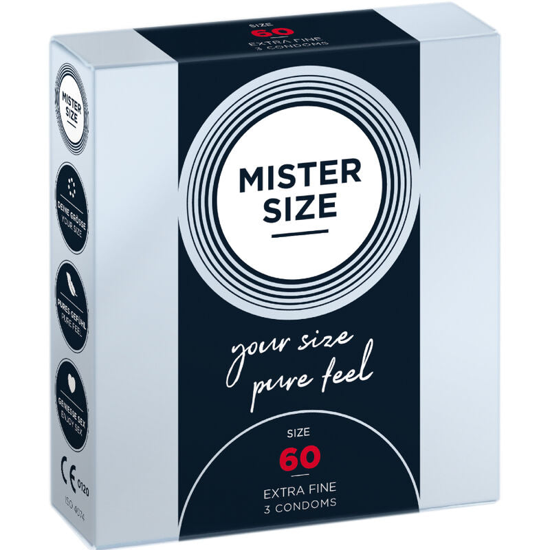 Mister size - preservativo taglia xl 60 mm (3 unità)