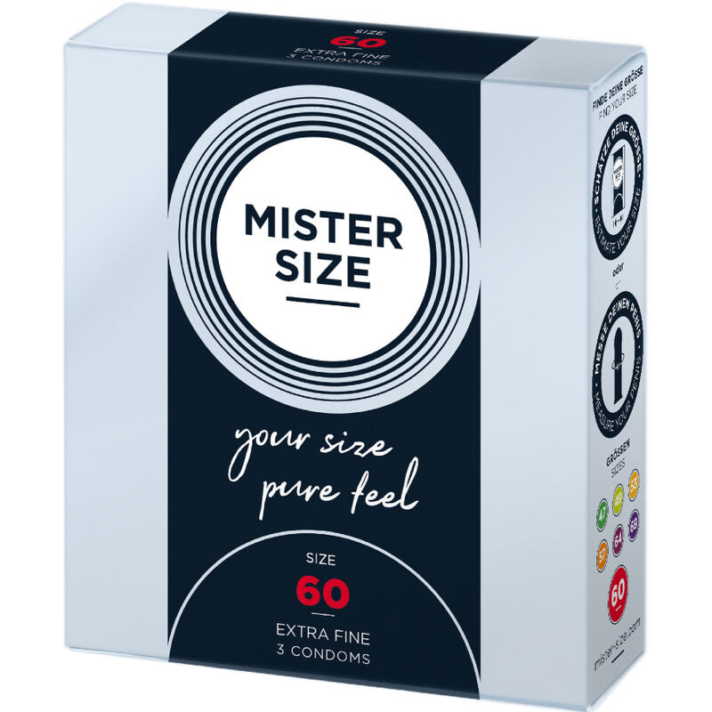 Mister size - preservativo taglia xl 60 mm (3 unità)