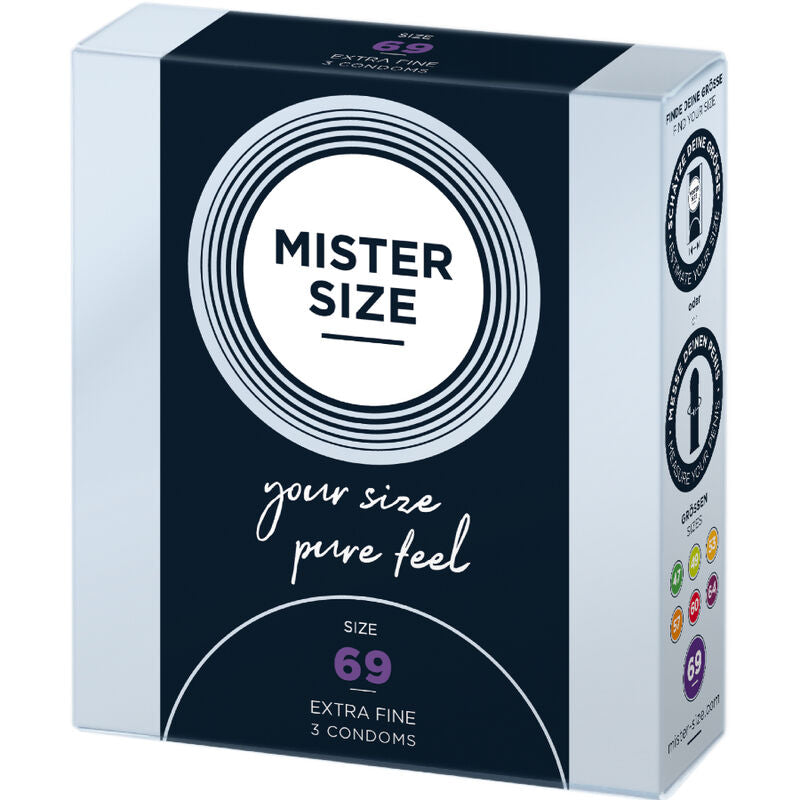Mister size - preservativi taglia xxxl 69 mm (3 unità)