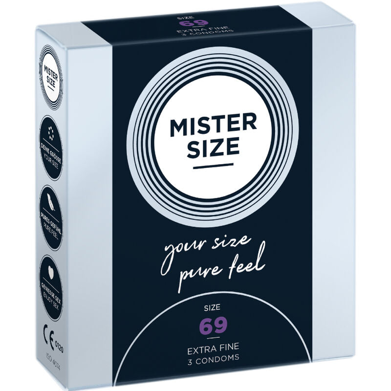Mister size - preservativi taglia xxxl 69 mm (3 unità)