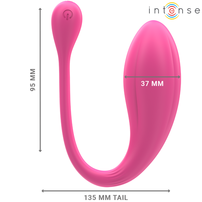 Intense - janice u vibratore doppia stimolazione 10 vibrazioni rosa telecomando