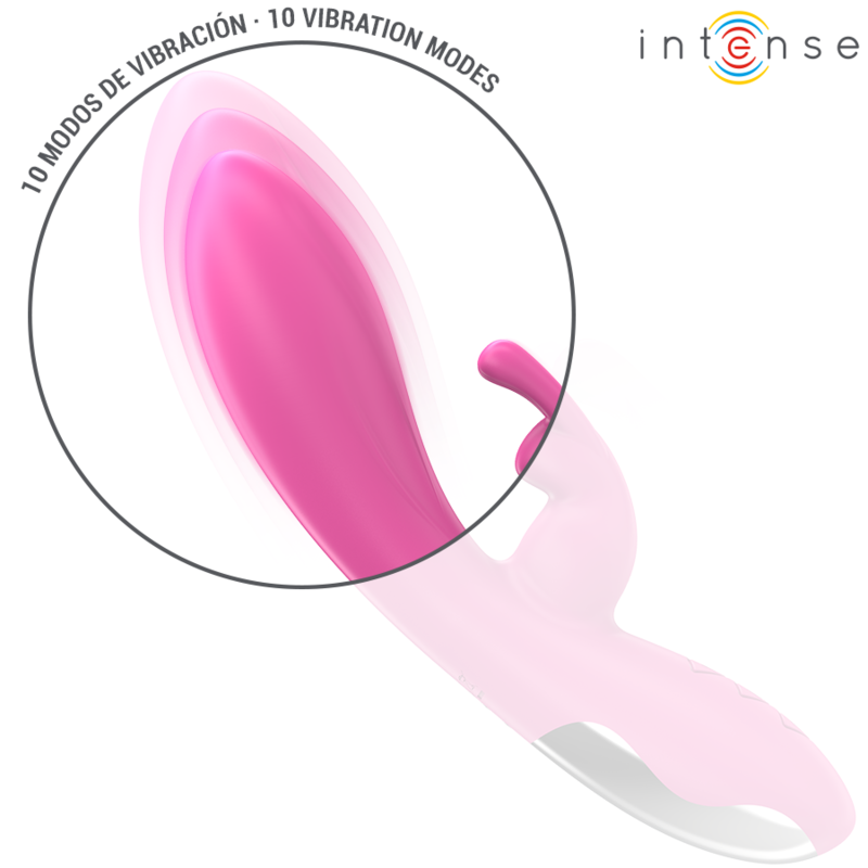 Intense - randall vibratore rabbit 10 vibrazioni rosa