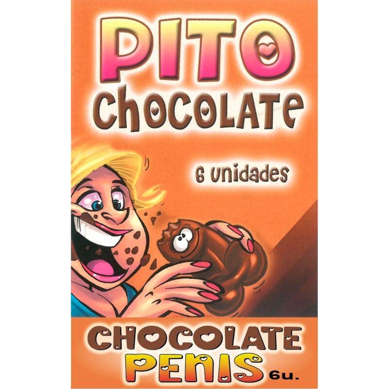 Diablo picante - scatola da 6 cioccolatini a forma di pene