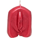 Diablo picante - candela a forma di vagina rosso