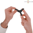 Intense - carson doppio anello per pene in silicone modello nero 4